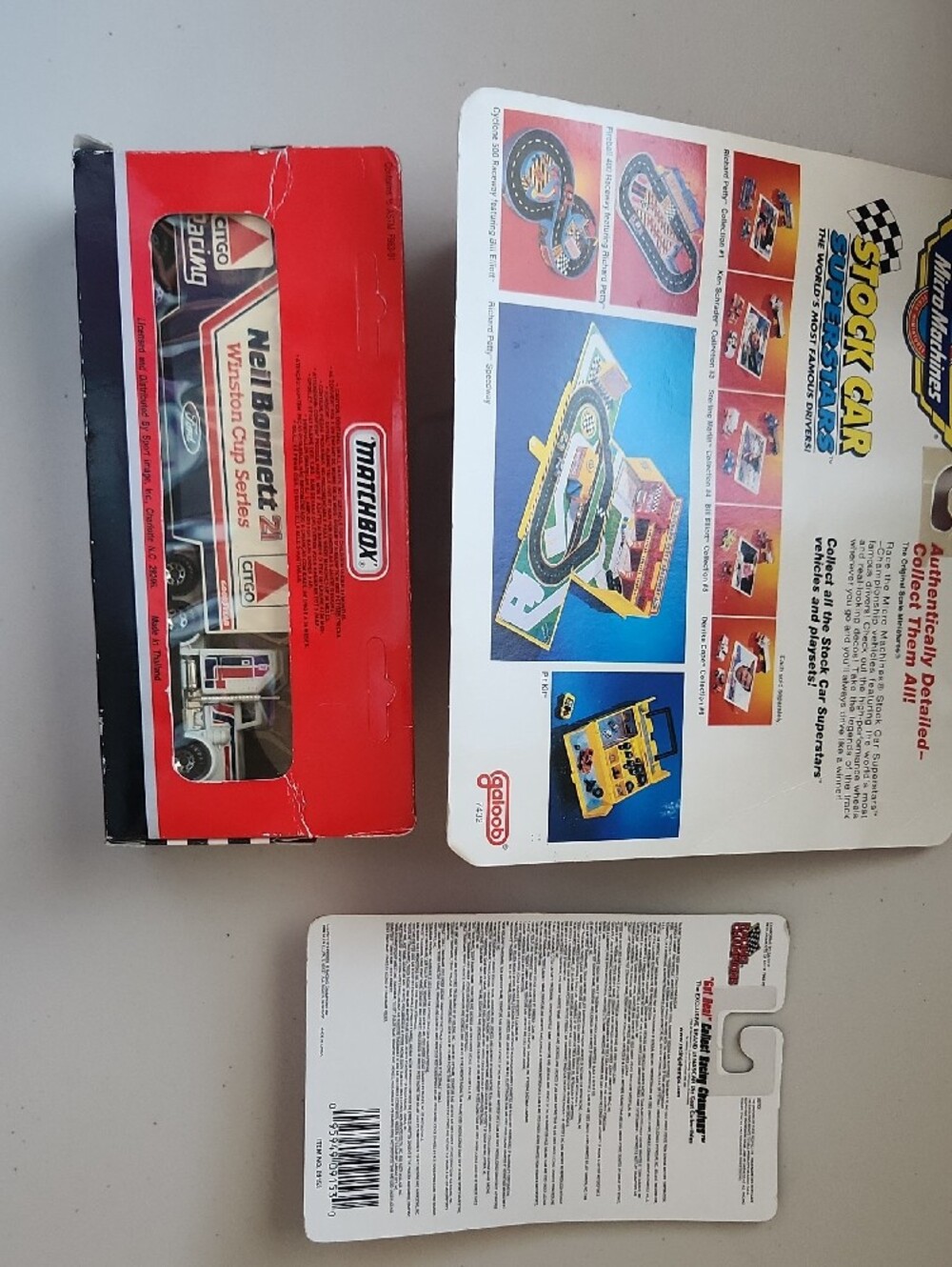 Match MicroMachines Richard Petty Set.Neil Bonnett Transporter.Michael Waltz Car - Picture 2 of 5
